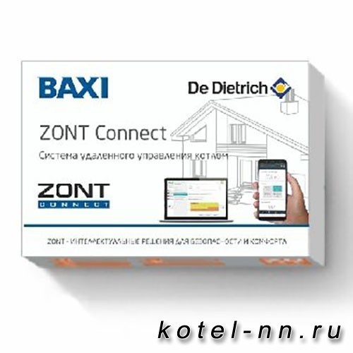 GSM-термостат ZONT CONNECT+ для газовых котлов BAXI и De Dietrich