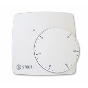 Термостат комнатный электронный Stout WFHT-DUAL включ. дистанционный датчик «в пол» L=3 м